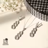 نیم ست نقره ترک 13919