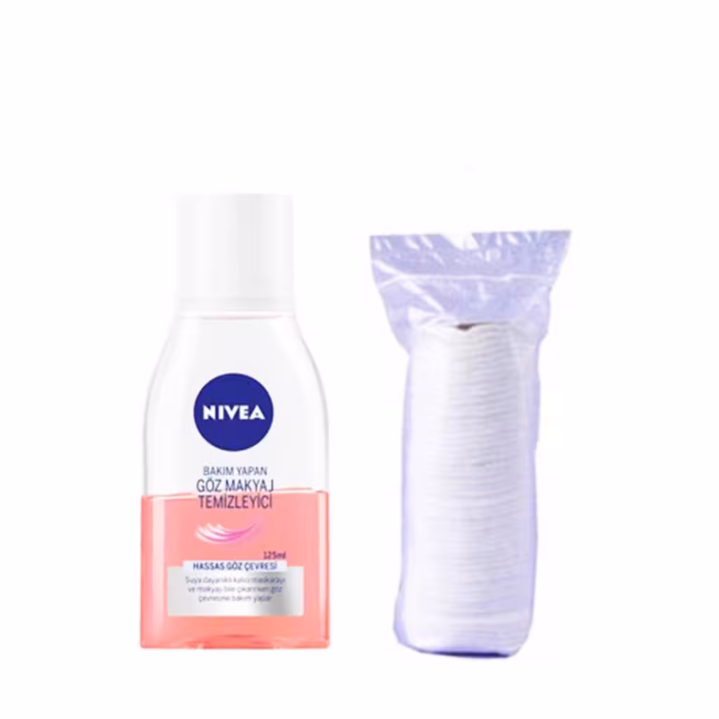 پاک کننده آرایش چشم حساس نیوآ به همراه پد پاک کننده