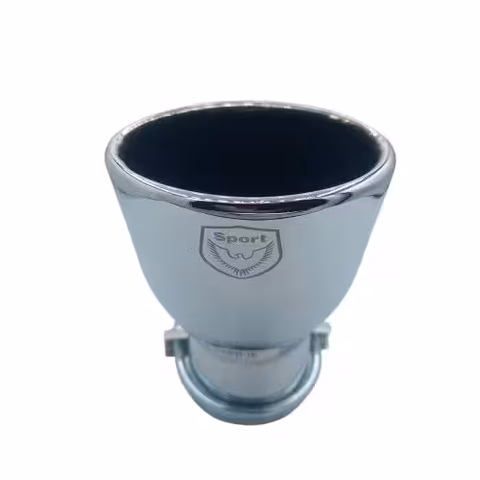 سر اگزوز جی اس مدل 206 دم کج بیضی آبکاری کد 218