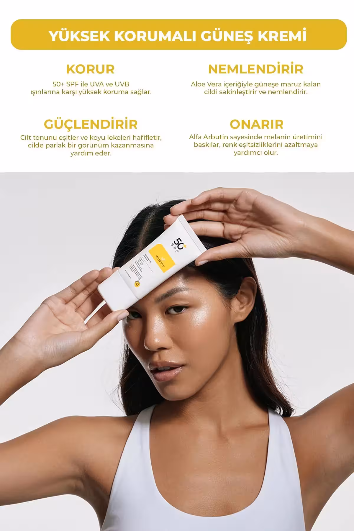 کرم ضد آفتاب با خاصیت ضد لک و تنظیم کننده رنگ پوست SPF 50  50 میلی لیتر (محتوی آلوئه ورا) Pa     - 9821