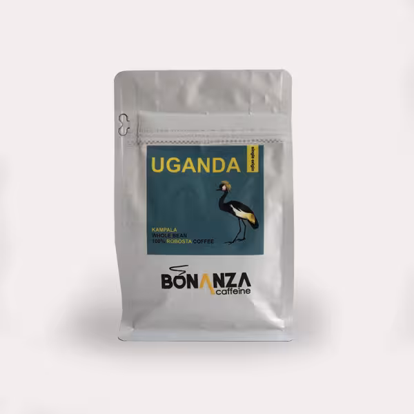 دانه قهوه اوگاندا بونانزا تک خواستگاه روبوستا 250 gr