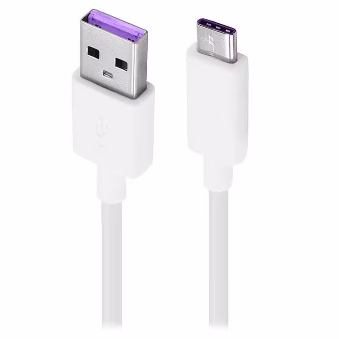 کابل شارژ سفید تایپ سی هواوی Huawei HL1289 USB 3.1 Type-C Cable