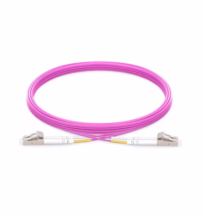 پچکورد فیبر نوری LC-LC/UPC/OM4/DX/2MM/2M