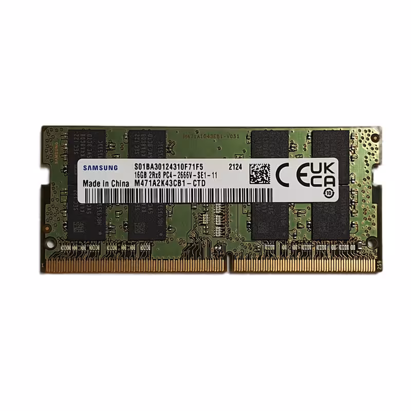 رم لپ تاپ DDR4 تک کاناله 2666 مگاهرتز CL19 سامسونگ مدل PC4 ظرفیت 16 گیگابایت | کالا مکس