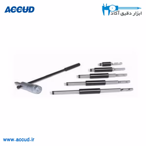 میکرومتر داخل لوله ای (باریک) 500-200 Accud (آکاد) مدل 355-020-01