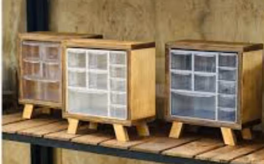 باکس 10کشو سفید جنس اعلا  جا ادویه و جای نخ سوزن