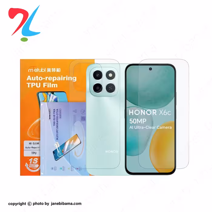 گلس honor x6c نانو هیدروژل شفاف میتوبل-جلو