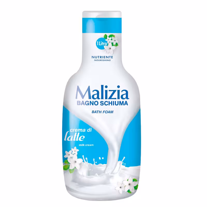 شامپو بدن مالزیا Malizia مدل crema di latte حجم 1000 میل