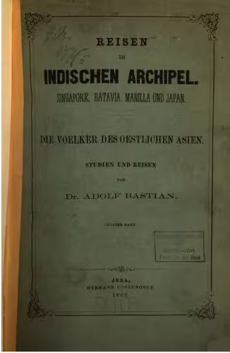خرید و دانلود نسخه کامل کتاب Reisen im Indischen Archipel : Singapore, Batavia, Manilla und Japan