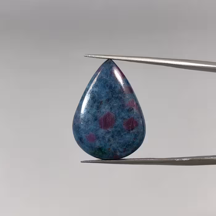 نگین روبی کیانیت طبیعی آفریقایی 251191