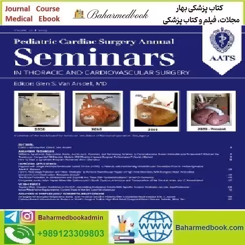 Seminars in Thoracic and Cardiovascular Surgery Pediatric Cardia