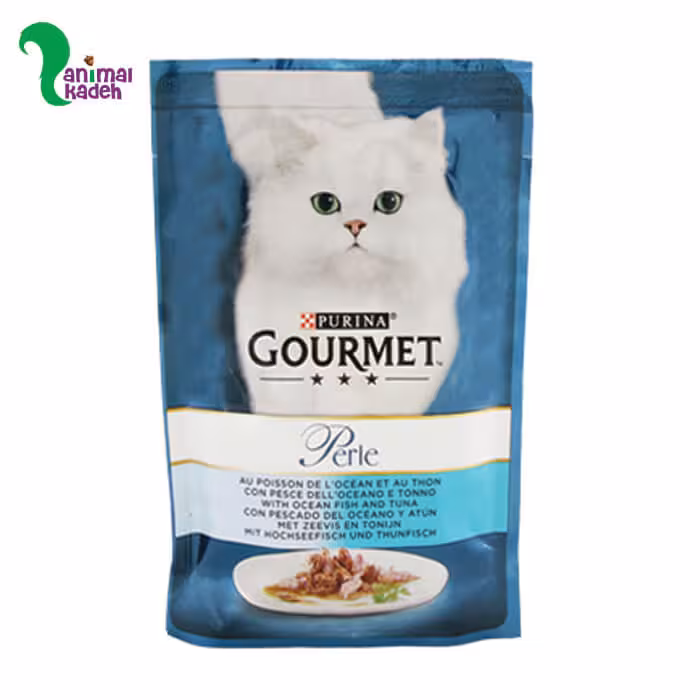 پوچ گربه گورمت طعم تن و ماهی اقیانوس 85 گرمی