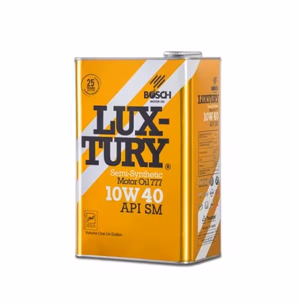 روغن موتور بوش لاکچری 10W40 SM پنج لیتری