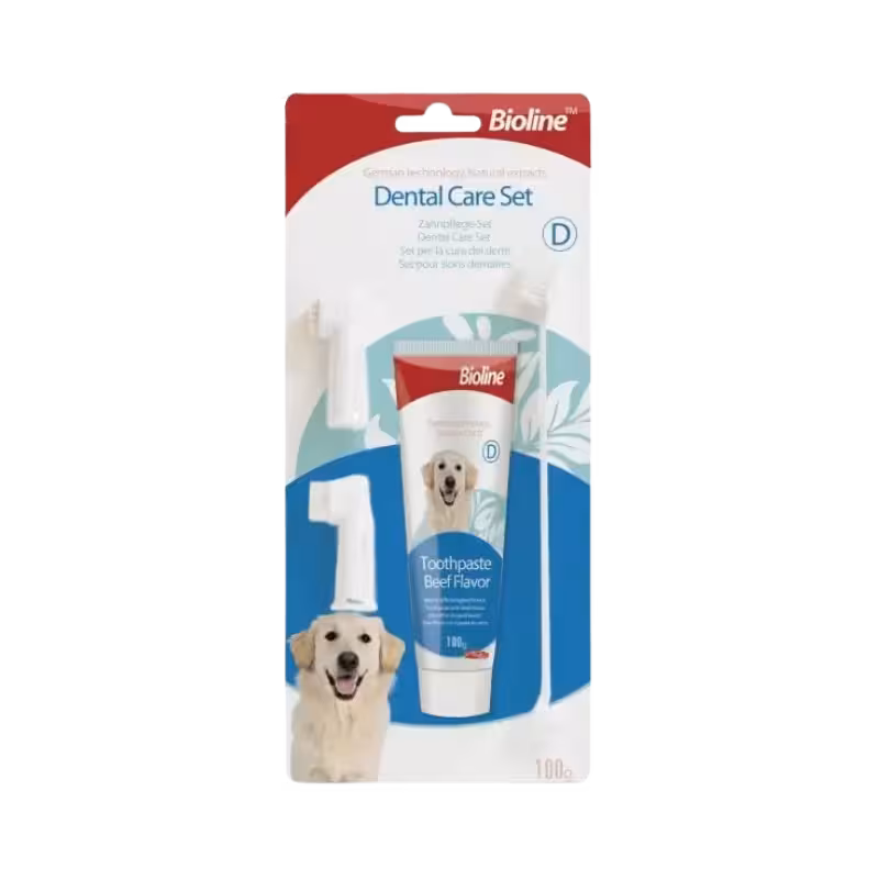 ست مسواک طعم گوشت برند Bioline بایولاین