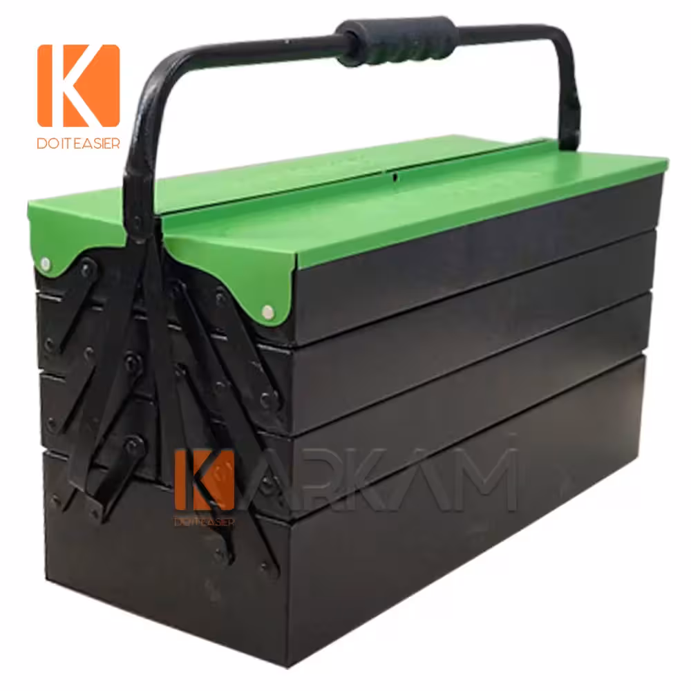 جعبه ابزار فلزی 60 سانت چهار طبقه کارکم 604