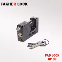 قفل کتابی سایز 80 فاخر | یراقینو فروش یراق آلات کابینت و درب