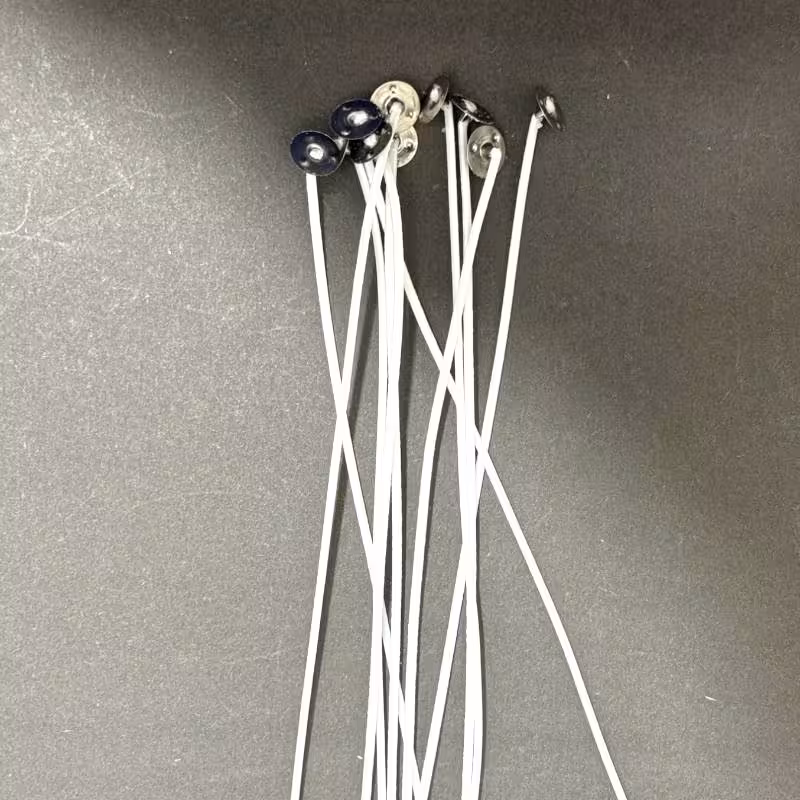 نگهدارنده فلزی با فیتیله سفید وارداتی 10 سانت 10عددی