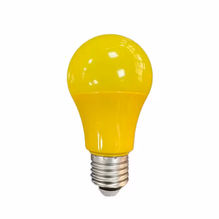 لامپ 9 وات LED رنگی زرد پارس پریا