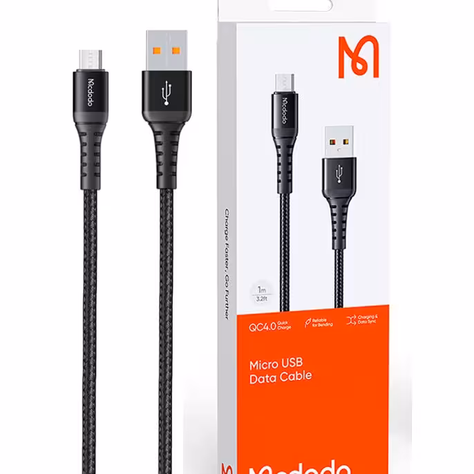 کابل میکرو یو اس بی فست شارژ Mcdodo CA-2281 3A QC4.0 1m