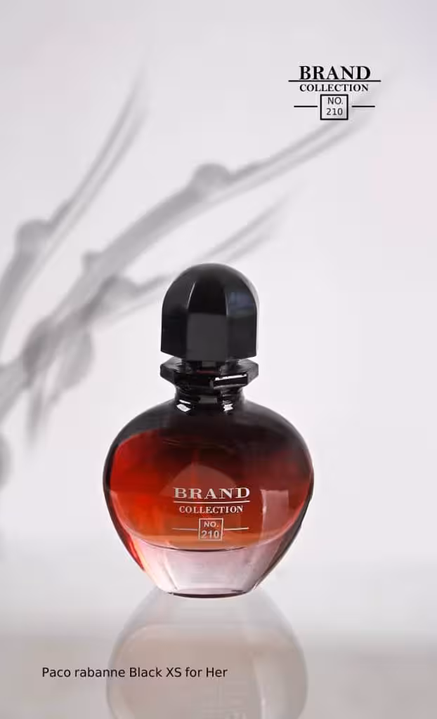 عطر جیبی زنانه پاکو رابان بلک ایکس فور هر برند کالکشن مدل 210 حجم 25 میلی لیتر