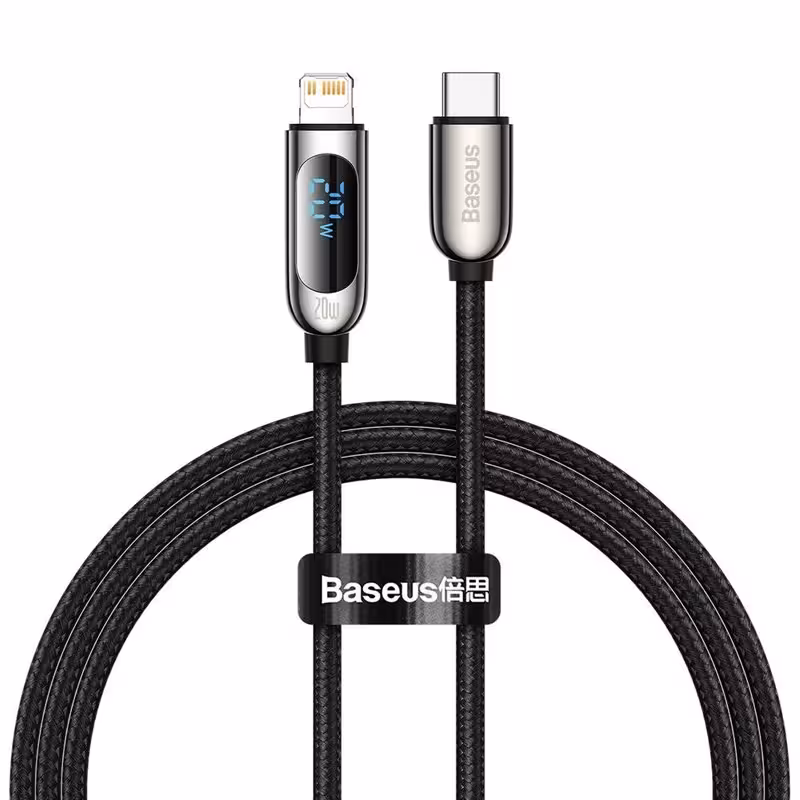 کابل تبدیل لایتنینگ به USB C باسئوس مدل CATLSK-01 طول 1 متر