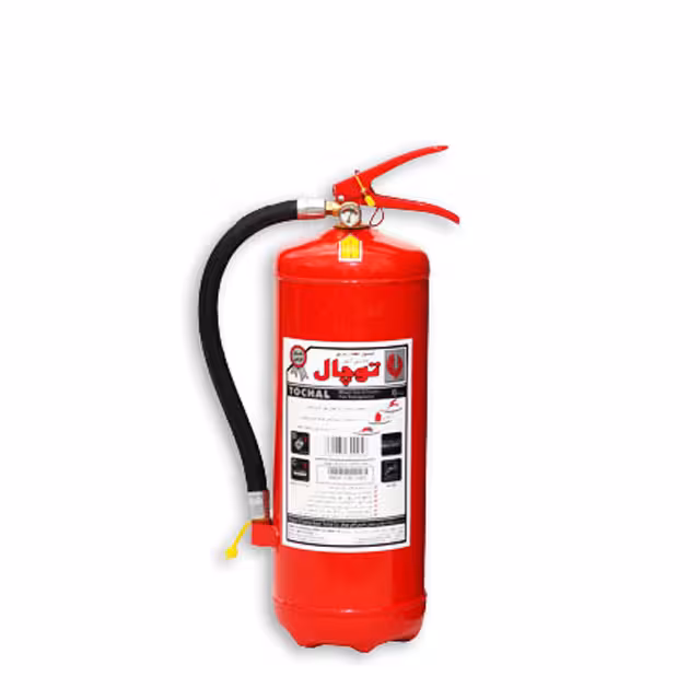 کپسول آتش نشانی پودر و گاز توچال چهار کیلوگرمی