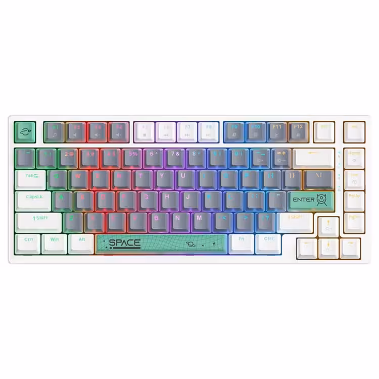 Onikuma G52 RGB Wired Mechanical Keyboard – White