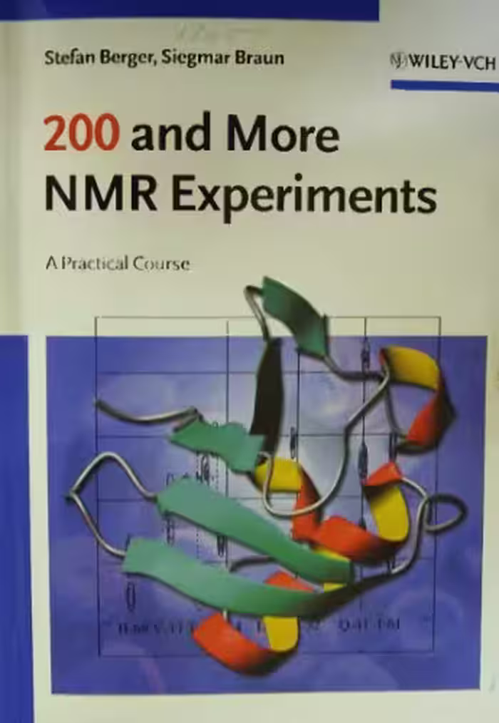 خرید و دانلود نسخه کامل کتاب 200 NMR experiments. A Practical Course