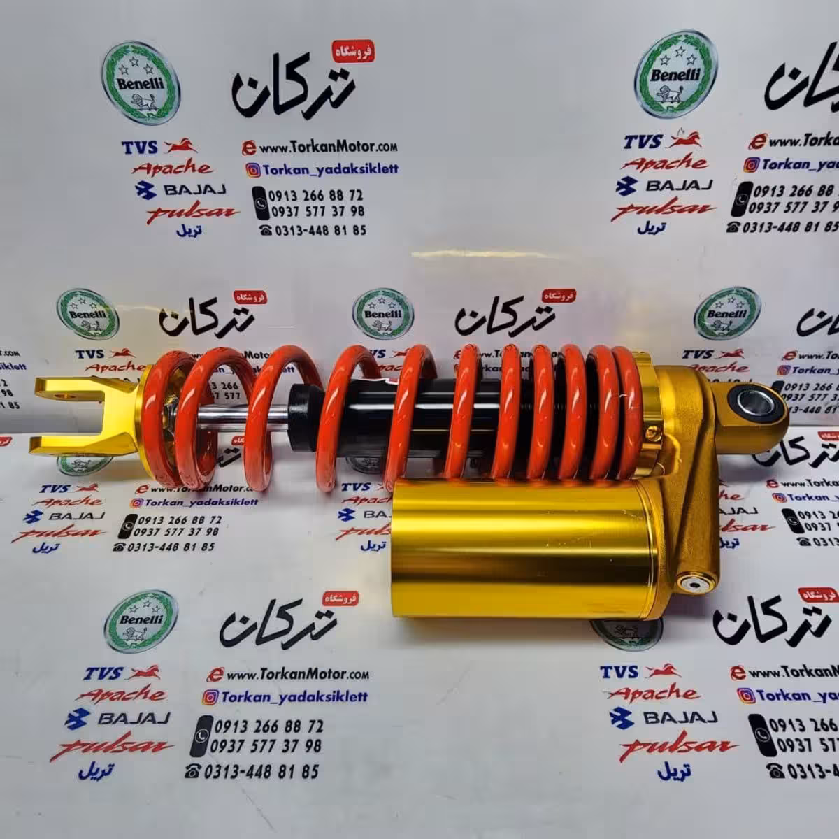 کمک فنر عقب ( وسط گازی ) موتور طرح کلیک ( قرمز ) ( کیفیت درجه 1 )