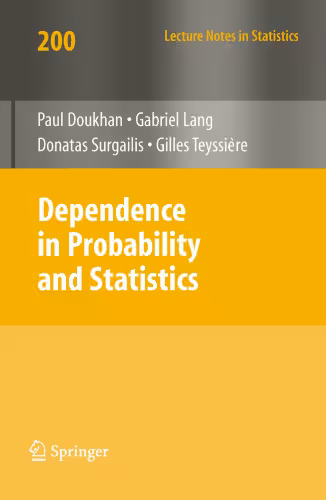 خرید و دانلود نسخه کامل کتاب Dependence in Probability and Statistics