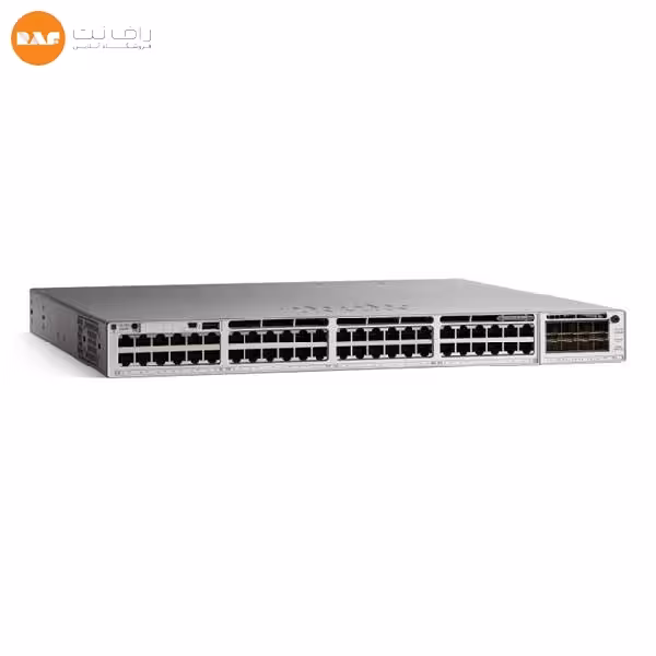 سوئیچ شبکه 48 پورت سیسکو مدل C9300-48T-E