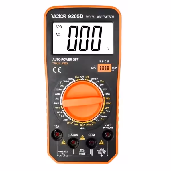 مولتی متر دیجیتال ویکتور مدل VC9205D