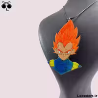 گردنبند بلک لایت طرح وگتا (Vegeta) دراگون بال