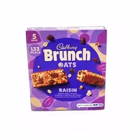 غلات بار برانچ کشمشی کدبوری  Cadbury Brunch RAISIN بسته 5 عددی