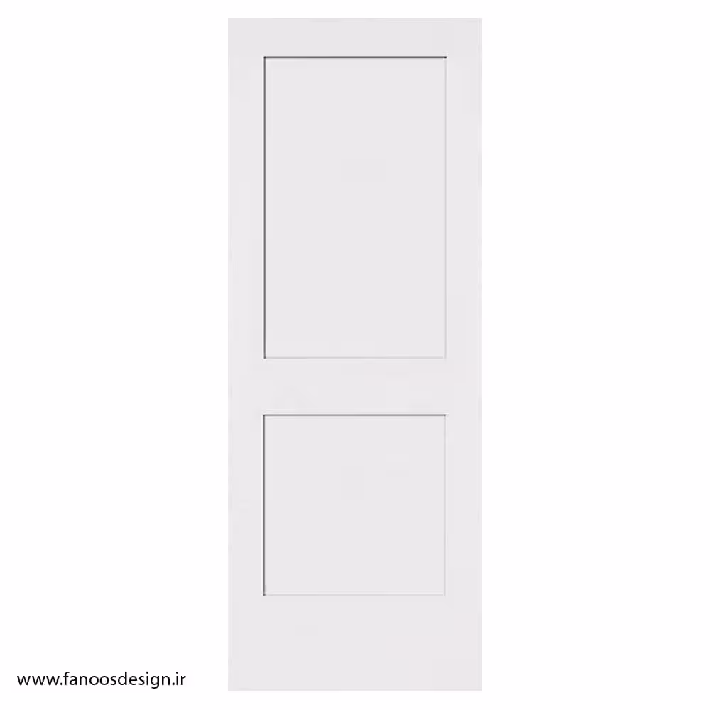 درب اتاق خواب رنگ سفید ابریشمی کد 1247