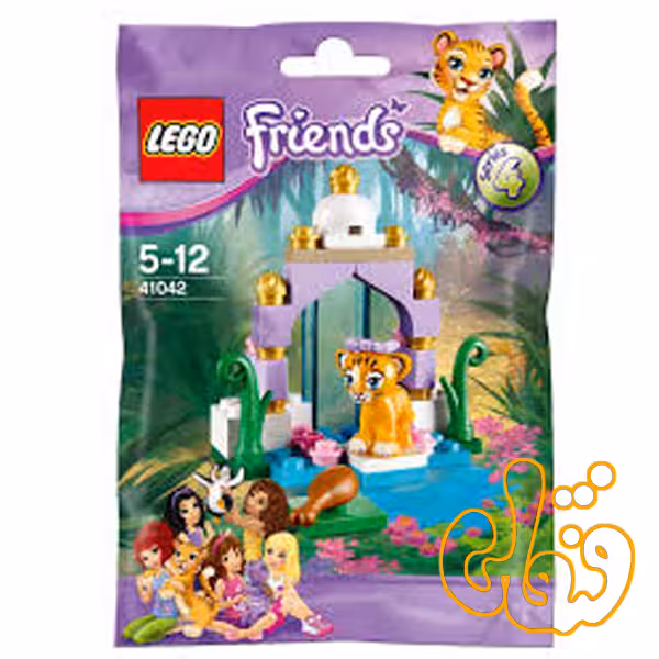 لگو ساختنی فضای زیبا برای ببر Tiger&#039;s Beautiful Temple 41042