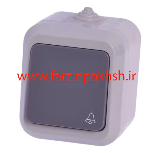 کلید شاسی زنگ IP44 روکار دلند مدل سیلور