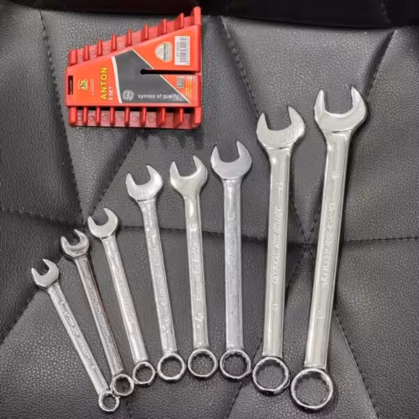 ست آچار 8 پارچه از سایز 8 تا 19 برند آنتون