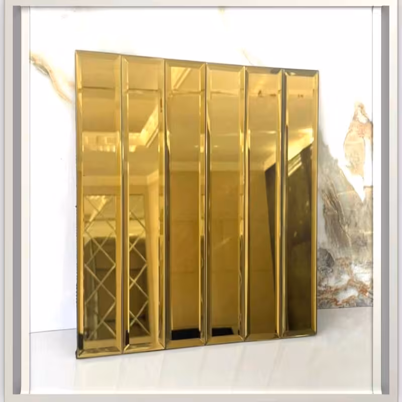 تایل آینه ای کد T3004،ابعاد30در30 cm پشت چسبدار کاملآ نسوز و ضدآب (پس کرایه)