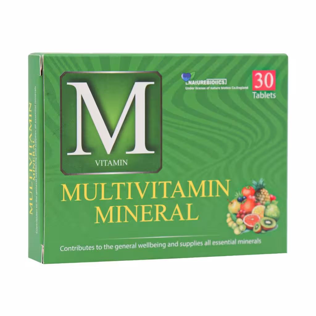 خرید و قیمت قرص مولتی ویتامین مینرال نیچر بایوتیکس