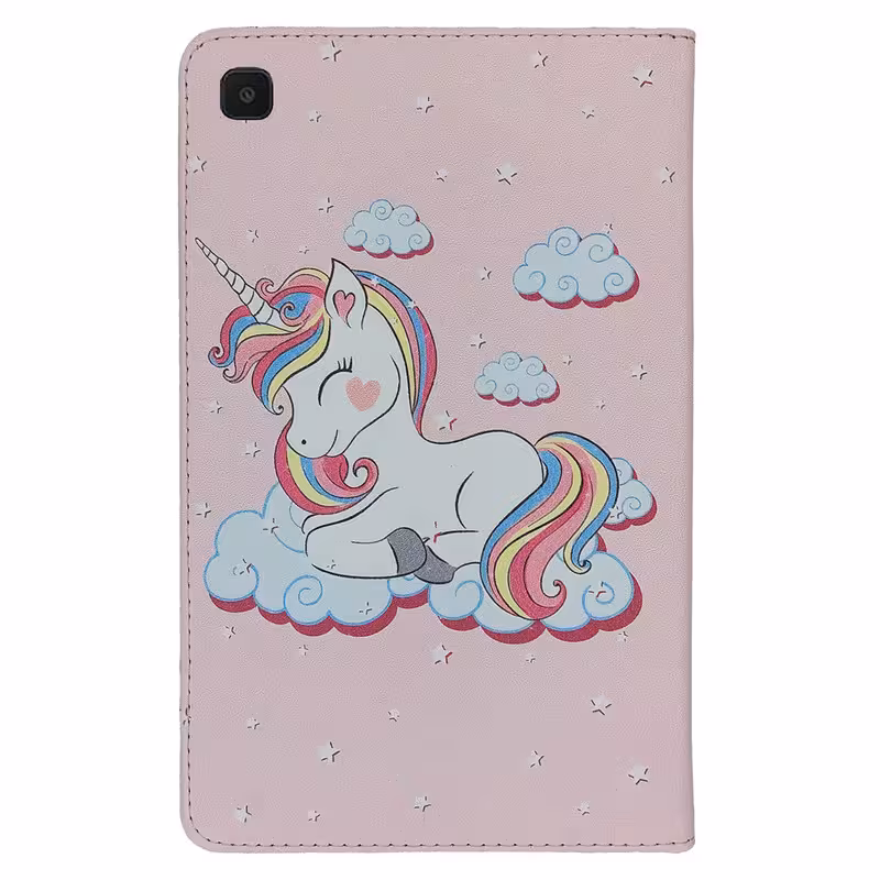 کیف کلاسوری مدل یونی کورن کد G-037 مناسب برای تبلت سامسونگ Galaxy Tab A7 Lite / T225 | دیجی قاب دونی