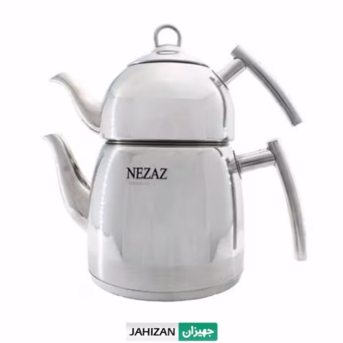 کتری قوری استیل نزاز کف چدن مدل 2413