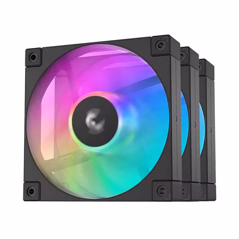 فن کیس دیپ کول FD12 ARGB Black بسته 3 عددی