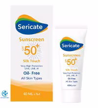 کرم ضد آفتاب، SPF50، بدون رنگ، با پوشش سیلک تاچ، سری کیت