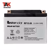 باتری خورشیدی 26 آمپر 12 ولت سید لید اسید برند Restar Solar