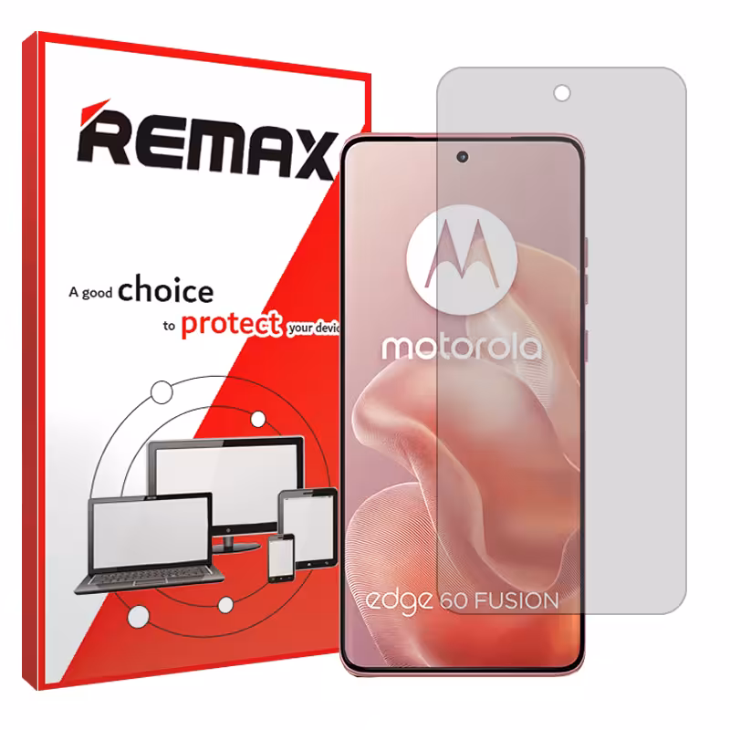 گلس موتورولا Edge 60 Fusion مدل هیدروژلی شفاف برند ریمکس کد S