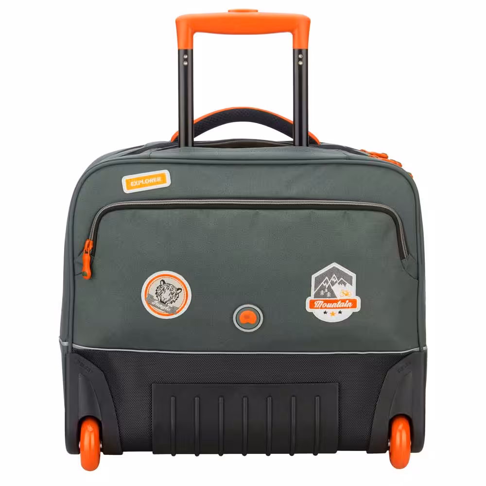 کوله پشتی چرخ دار مدرسه ای دلسی