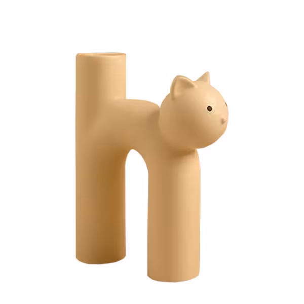 گلدان دکوری مدل گربه ای مینیمال مدرن