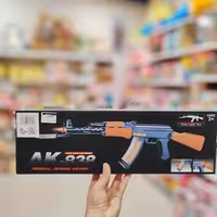 اسباب بازی تفنگ چراغدار کلاش AK838