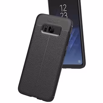 قاب ژله ای طرح چرم سامسونگ اس 8 پلاس Auto Focus Jelly Case Samsung Galaxy S8 Plus